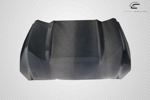 2015-2017 Ford Mustang Carbon Creations OEM Look Hood - 1 Piece / Vehicle Year Make Model Trim - 2015-2017-Ford Mustang ALL / Product Type - Hood / Style Name -OEM Look / Kit Material - Carbon Fiber / Notes -