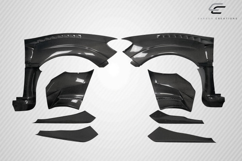 2015-2021 Subaru WRX STI Carbon Creations VRS Wide Body Front Fenders - 8 Piece / Vehicle Year Make Model Trim - 2015-2021-Subaru WRX ALL / Product Type - Fender / Style Name -VRS / Kit Material - Carbon Fiber / Notes -