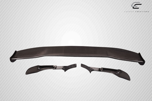 1993-1998 Toyota Supra Carbon Creations Big Boy Rear Wing Spoiler - 5 Piece / Vehicle Year Make Model Trim - 1993-1998-Toyota Supra ALL / Product Type - Wing / Style Name -Big Boy / Kit Material - Carbon Fiber / Notes -