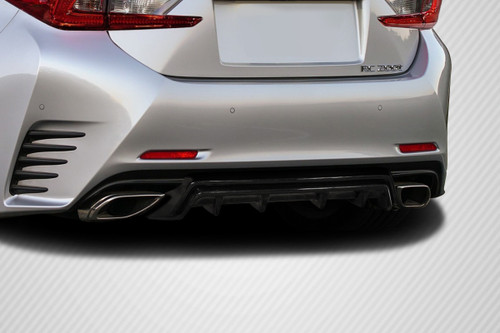 2015-2018 Lexus RC Series RC200T RC350 Carbon Creations SBZ Rear Diffuser - 1 Piece / Vehicle Year Make Model Trim - 2015-2018-Lexus RC ALL / Product Type - Rear Lip/Add On / Style Name -SBZ / Kit Material - Carbon Fiber / Notes -