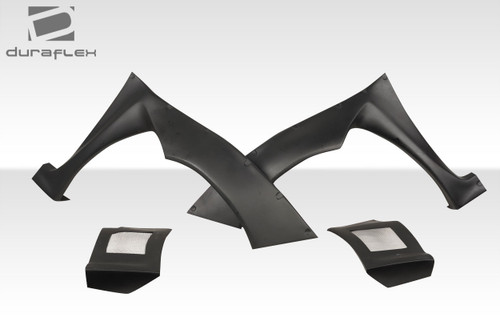 2011-2014 Subaru WRX STI 4DR Duraflex MTR Wide Body Front Fender Flares - 4 Piece (Note: can fit wheels 4" wider than stock) / Vehicle Year Make Model Trim - 2011-2014-Subaru WRX ALL / Product Type - Fender Flare / Style Name -MTR / Kit Material - FRP (Fiberglass Reinforced Plastics) / Notes -
