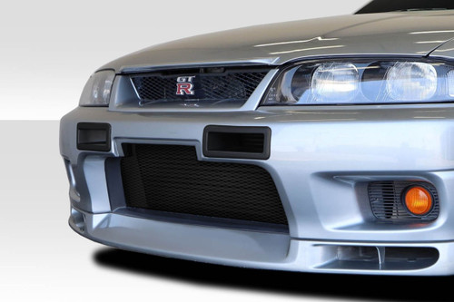 Universal Duraflex R33 Look Front Bumper Air  Vent Ducts - 2 Pieces / Vehicle Year Make Model Trim - --  ALL / Product Type - Scoop / Style Name -\Universal / Kit Material - FRP (Fiberglass Reinforced Plastics) / Notes -