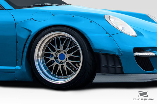 2004-2007 Porsche 997 911 Duraflex LBW Front Fender Flares - 4 Piece / Vehicle Year Make Model Trim - 2004-2007-Porsche 997 ALL / Product Type - Fender / Style Name -LBW / Kit Material - FRP (Fiberglass Reinforced Plastics) / Notes -