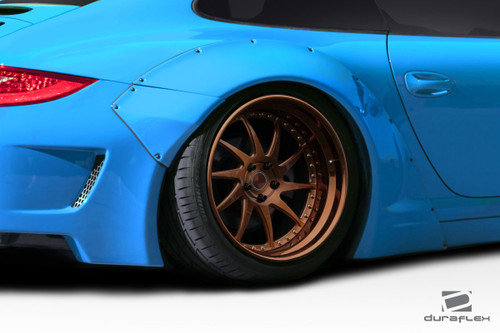 2004-2007 Porsche 997 911 Duraflex LBW Rear Flares - 4 Piece / Vehicle Year Make Model Trim - 2004-2007-Porsche 997 ALL / Product Type - Fender Flare / Style Name -LBW / Kit Material - FRP (Fiberglass Reinforced Plastics) / Notes -