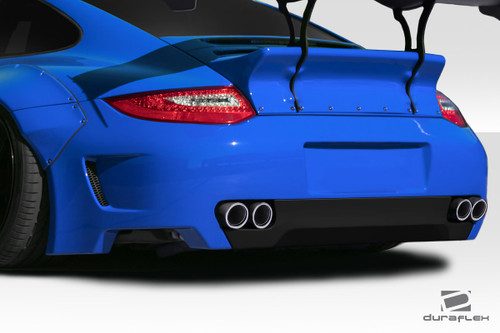 2004-2007 Porsche 997 911 Duraflex LBW Rear Bumper - 1 Piece / Vehicle Year Make Model Trim - 2004-2007-Porsche 997 ALL / Product Type - Rear Bumper / Style Name -LBW / Kit Material - FRP (Fiberglass Reinforced Plastics) / Notes -