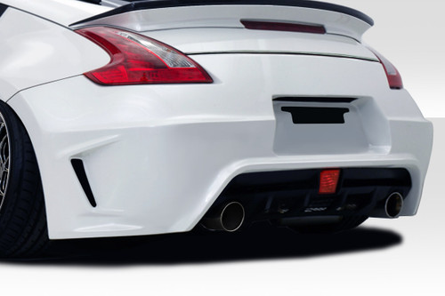 2009-2020 Nissan 370Z Z34 Duraflex Motion Wave Rear Bumper Cover - 1 Piece / Vehicle Year Make Model Trim - 2009-2020-Nissan 370Z ALL / Product Type - Rear Bumper / Style Name -Motion Wave / Kit Material - FRP (Fiberglass Reinforced Plastics) / Notes -