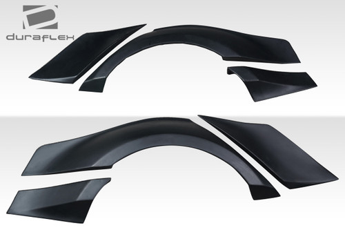 2011-2018 Volkswagen Jetta Duraflex KTV Wide Body Rear Fender Flares - 6 Piece / Vehicle Year Make Model Trim - 2011-2018-Volkswagen Jetta ALL / Product Type - Fender Flare / Style Name -KTV / Kit Material - FRP (Fiberglass Reinforced Plastics) / Notes -
