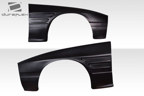 1986-1991 Mazda RX-7 Duraflex D1 Sport 30MM Front Fenders - 2 Piece / Vehicle Year Make Model Trim - 1986-1991-Mazda RX7 ALL / Product Type - Fender / Style Name -D1 / Kit Material - FRP (Fiberglass Reinforced Plastics) / Notes -