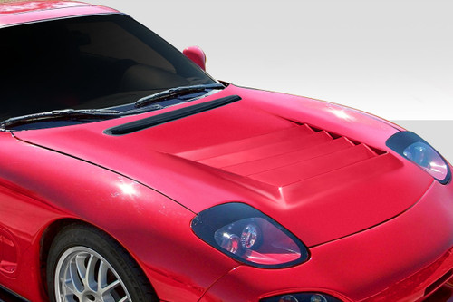 1993-1997 Mazda RX-7 Duraflex D1 Hood -1 Piece (S) / Vehicle Year Make Model Trim - 1993-1997-Mazda RX7 ALL / Product Type - Hood / Style Name -D1 / Kit Material - FRP (Fiberglass Reinforced Plastics) / Notes - Hood pins are required.