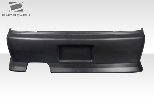 1995-1998 Nissan 240SX S14 Duraflex D1 Sport V3 Rear Bumper Cover - 1 Piece / Vehicle Year Make Model Trim - 1995-1998-Nissan 240SX ALL / Product Type - Rear Bumper / Style Name -D1 / Kit Material - FRP (Fiberglass Reinforced Plastics) / Notes -