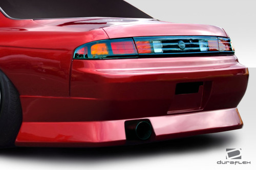 1995-1998 Nissan 240SX S14 Duraflex B Sport V3 Rear Bumper Cover - 1 Piece / Vehicle Year Make Model Trim - 1995-1998-Nissan 240SX ALL / Product Type - Rear Bumper / Style Name -B Sport / Kit Material - FRP (Fiberglass Reinforced Plastics) / Notes -