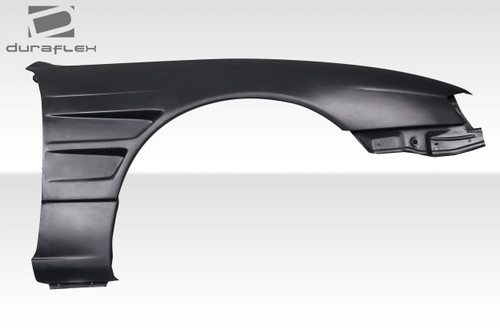 1997-1998 Nissan 240SX S14 Duraflex D1 Sport 40MM Front Fenders - 2 Piece / Vehicle Year Make Model Trim - 1997-1998-Nissan 240SX ALL / Product Type - Fender / Style Name -D1 / Kit Material - FRP (Fiberglass Reinforced Plastics) / Notes -