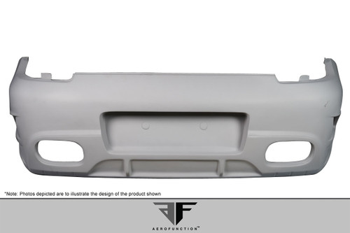 2009-2011 Porsche 911 Carrera 997 AF-1 Rear Bumper (GFK) - 1 Piece (S)