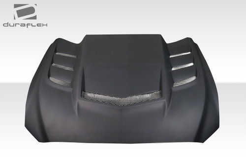 2015-2017 Ford Mustang Duraflex Interceptor Hood - 1 Piece / Vehicle Year Make Model Trim - 2015-2017-Ford Mustang ALL / Product Type - Hood / Style Name -Incerceptor / Kit Material - FRP (Fiberglass Reinforced Plastics) / Notes -