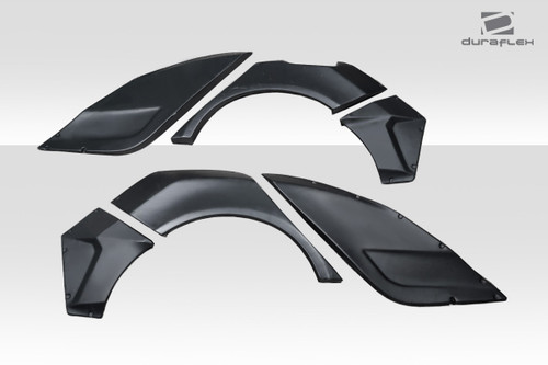 2016-2021 Honda Civic HB Duraflex Speedster Widebody Rear Fender Flares - 6 Pieces / Vehicle Year Make Model Trim - 2016-2021-Honda Civic ALL / Product Type - Fender Flare / Style Name -Speedster / Kit Material - FRP (Fiberglass Reinforced Plastics) / Notes -