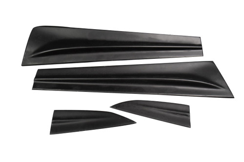 2002-2007 Subaru Impreza WRX STI 4DR Duraflex Reva Rear Door Canards - 4 Pieces / Vehicle Year Make Model Trim - 2002-2007-Subaru Impreza ALL / Product Type - Accessory / Style Name -Reva / Kit Material - FRP (Fiberglass Reinforced Plastics) / Notes -