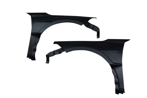 2023-2025 Honda Civic Type R Duraflex Akora Front Fenders - 2 Pieces / Vehicle Year Make Model Trim - 2023-2025-Honda Civic ALL / Product Type - Fender / Style Name -Akora / Kit Material - FRP (Fiberglass Reinforced Plastics) / Notes -