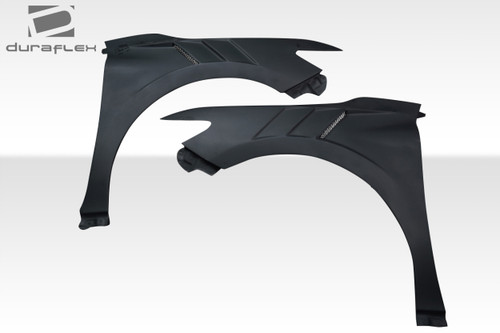 2018-2024 Toyota Camry Duraflex Kapora Front Fenders - 2 Pieces / Vehicle Year Make Model Trim - 2018-2024-Toyota Camry ALL / Product Type - Fender / Style Name -Kapora / Kit Material - FRP (Fiberglass Reinforced Plastics) / Notes -