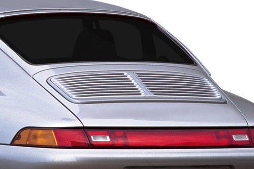 1995-1998 Porsche 911 Carrera 993 Duraflex OEM Look Rear Grille - 1 Piece / Vehicle Year Make Model Trim - 1995-1998-Porsche 993  / Product Type - Trunk/Hatch / Style Name -OEM Look / Kit Material - FRP (Fiberglass Reinforced Plastics) / Notes -