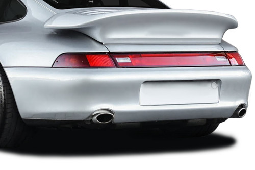 1995-1998 Porsche 911 Turbo 993 Duraflex OEM Look Rear Bumper Cover - 1 Piece / Vehicle Year Make Model Trim - 1995-1998-Porsche 993  / Product Type - Rear Bumper / Style Name -OEM Look / Kit Material - FRP (Fiberglass Reinforced Plastics) / Notes -