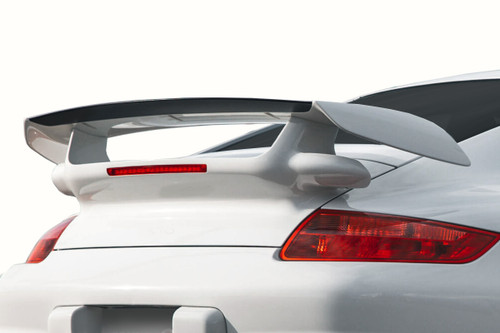 2005-2012 Porsche 911 997 Turbo C4S Duraflex GT 2 OEM Look Rear Wing Spoiler - 1 Piece (Turbo Engine) / Vehicle Year Make Model Trim - 2005-2012-Porsche 997  / Product Type - Wing / Style Name -OEM Look / Kit Material - FRP (Fiberglass Reinforced Plastics) / Notes - Note: For Turbo Engine