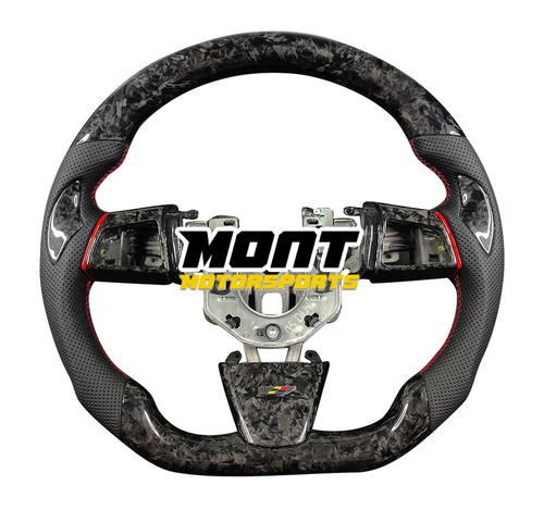 Carbon Fiber Steering Wheel w. Custom Options - 09-15 Cadillac CTS-V