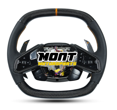 Carbon Fiber Steering Wheel w. Custom Options - 20-25 C8 Corvette Stingray / Z06 Carbon Fiber Steering Wheel w. Custom Options - 20-25 C8 Corvette Stingray / Z06