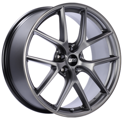 BBS CI-R 19x9 5x120 ET48 Platinum Silver Polished Rim Protector Wheel -82mm PFS/Clip Required - CI2202PSPO
