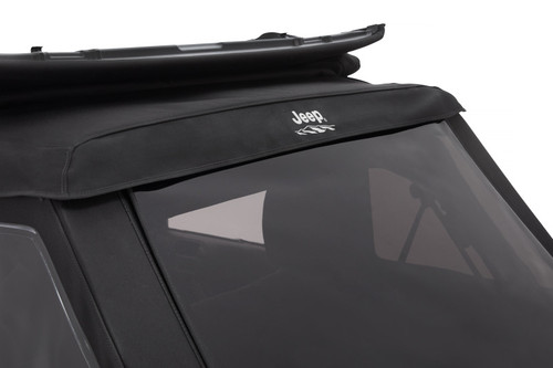 Bestop 07-18 Jeep Wrangler JK 2-Door Jeep Trektop Glide (Premium Black Twill) - 54422-17 Photo - Primary