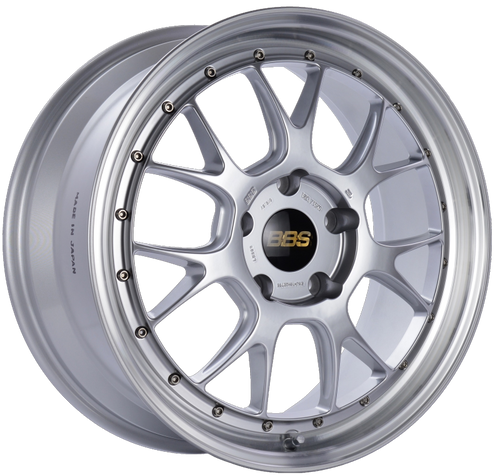 BBS LM-R 19x8.5 5x130 ET55 CB71.6 Diamond Silver Center Diamond Cut Lip Wheel - LM309DSPK