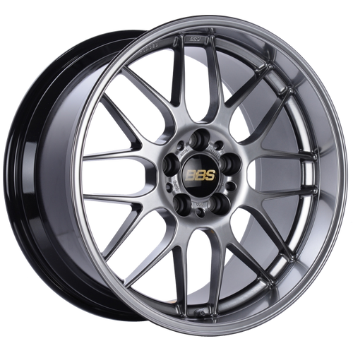 BBS RG-R 19x9.5 5x114.3 ET22 Diamond Black Wheel -82mm PFS/Clip Required - RG771HDBK