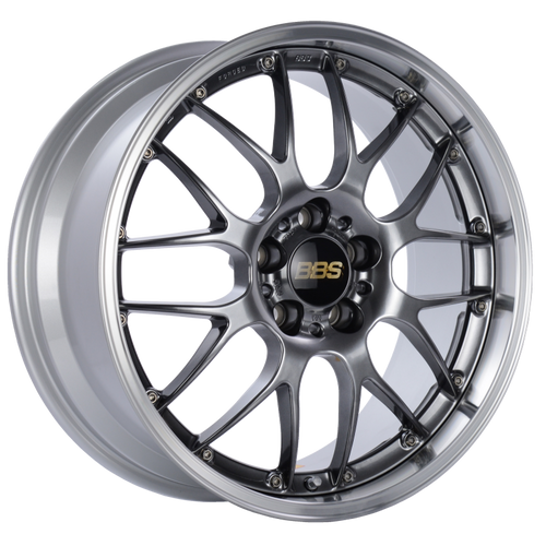 BBS RS-GT 18x8.5 5x120 ET38 CB72.5 Diamond Black Center Diamond Cut Lip Wheel - RS909EDBPK