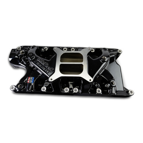 Edelbrock SB Ford Performer Intake Manifold - Black Plasma Finish - 2121-BP Photo - Primary