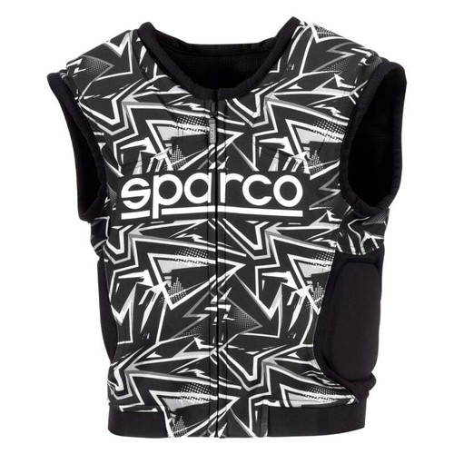 Sparco Vest SJ Pro K-3 120 - BLK/WHT - 002402KNRBI120 Photo - Primary