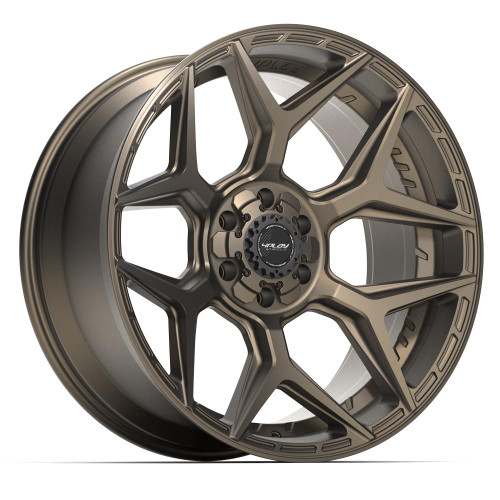 4PLAY 4P06 22x10 6x135 + 6x139.7 -18et Satin Bronze Wheel