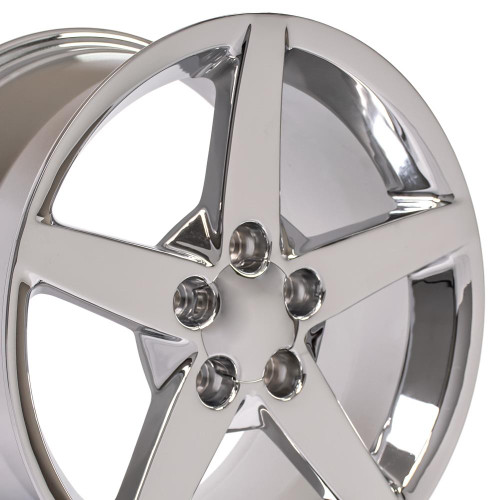 OE Wheels CV06B 19x10 5x120.65 68et Chrome Wheel