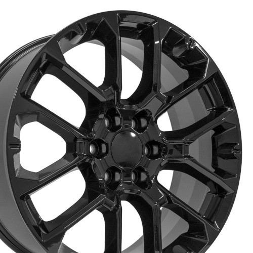 OE Wheels CV67 22x9 6x139.7 28et Gloss Black Wheel