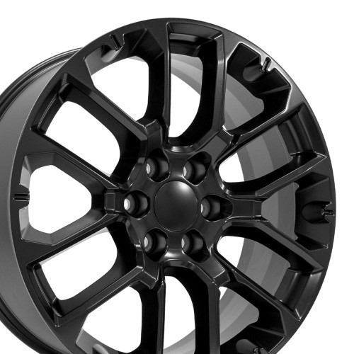 OE Wheels CV67 22x9 6x139.7 28et Satin Black Wheel