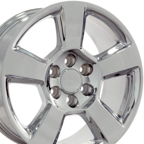 OE Wheels CV76 20x9 6x139.7 27et Chrome Wheel