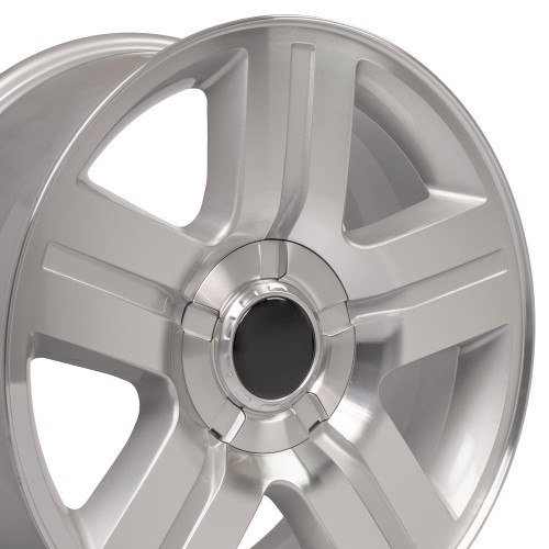 OE Wheels CV84 20x8.5 6x139.7 31et Gloss Silver Machined Wheel