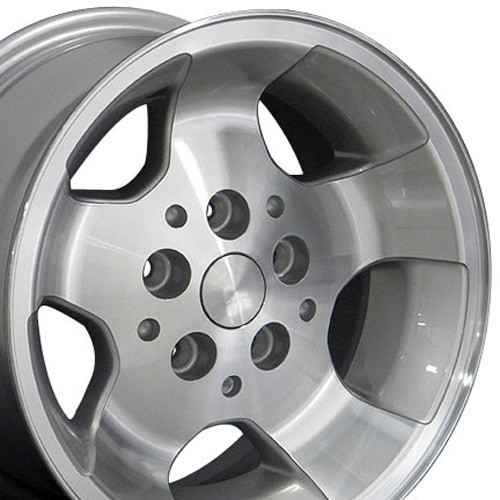 OE Wheels JP08 15x8 5x114.3 25.4et Gloss Silver Machined Wheel