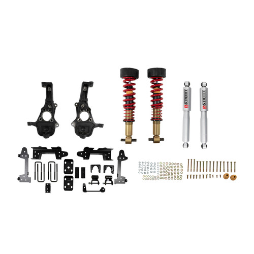 Belltech 2019+ GM Silverado/Sierra 1500 Short Bed 2WD Height Adjustable Front Coilover Kit - 1040SPC Photo - Primary