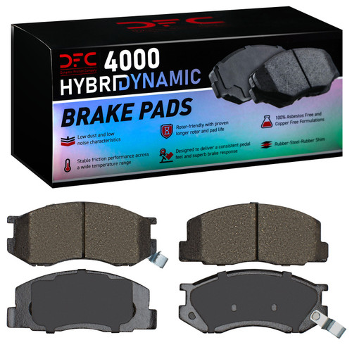 DFC 84-89 Toyota Van Wagon Front 4000 Hybridynamic Brake Pads - 4000-0263-00 Photo - Primary