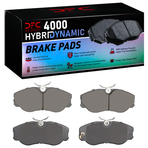 DFC 87-89 Nissan 300ZX Turbo Front 4000 Hybridynamic Brake Pads - 4000-0358-00 Photo - Primary