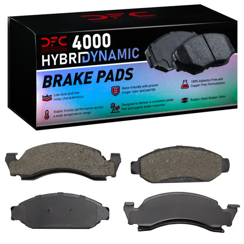 DFC 86-93 Ford F-150 RWD Front 4000 Hybridynamic Brake Pads - 4000-0375-00 Photo - Primary