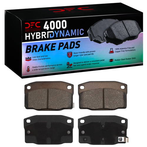 DFC 88-93 Pontiac Lemans Rear/Front 4000 Hybridynamic Brake Pads - 4000-0378-00 Photo - Primary