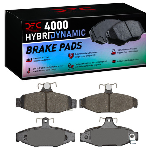 DFC 85-97 Pontiac Firebird Rear 4000 Hybridynamic Brake Pads - 4000-0413-00 Photo - Primary