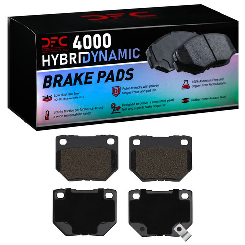 DFC 06-07 Subaru Impreza Rear 4000 Hybridynamic Brake Pads - 4000-0461-10 Photo - Primary