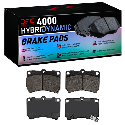 DFC 90-02 Mercury Tracer Front 4000 Hybridynamic Brake Pads - 4000-0466-00 Photo - Primary