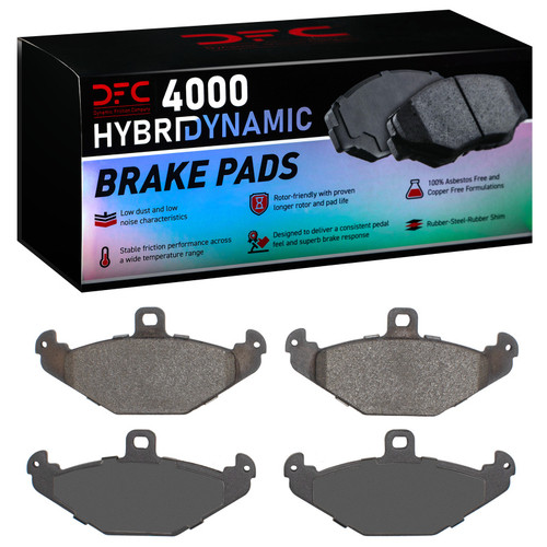 DFC 97-11 Tesla Roadster Rear 4000 Hybridynamic Brake Pads - 4000-0491-10 Photo - Primary